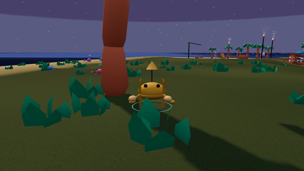 The Mansion Crab, a gold crab with a gold roof